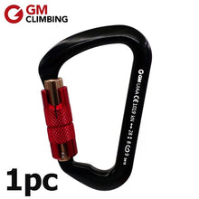 Load image into Gallery viewer, GM CLIMBING Carabiner Self Auto Locking 28kN Mountain Rappel Carabiner CE / UIAA Indoor Lanyard Rock Climbing Equipment