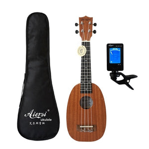 Aiersi brand 21 inch mahogany Soprano ukulele Hawaiian guitar ukelele