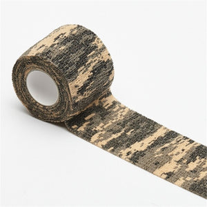 5cmx4.5m Camping Camo Outdoor Hunting Shooting Tool Camouflage Stealth Tape Waterproof Wrap Durable Sports Safety